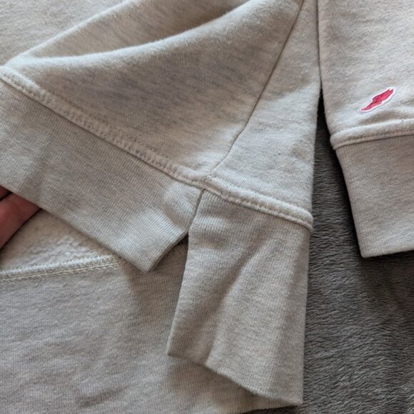 Oat / Cream University of Kansas Jayhawks Crewneck Sweatshirt Medium - Picture 2 of 5